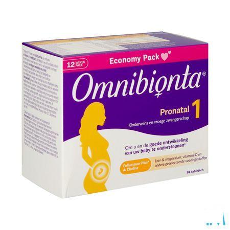 Omnibionta Pronatal 1Desir Debut Gross.12 Sem Com 84