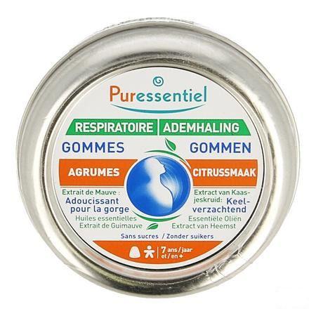 Puressentiel Ademhaling Gommen Citrus 45 gr  -  Puressentiel