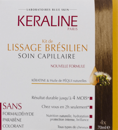 Keraline Kit De Lissage Bresilien 4x70 ml