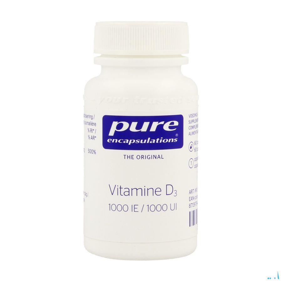 Pure Encapsulations Vitamine D3 1000IECapsule 60  -  Nestle