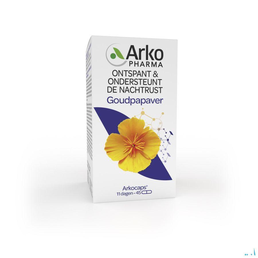 Arkocaps Goudpapaver Plantaardig 45  -  Arkopharma