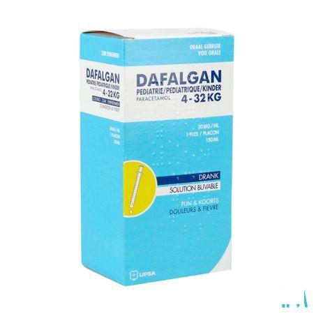 Dafalgan Pediatrie 30 mg/ml Solution Buv. 150 ml