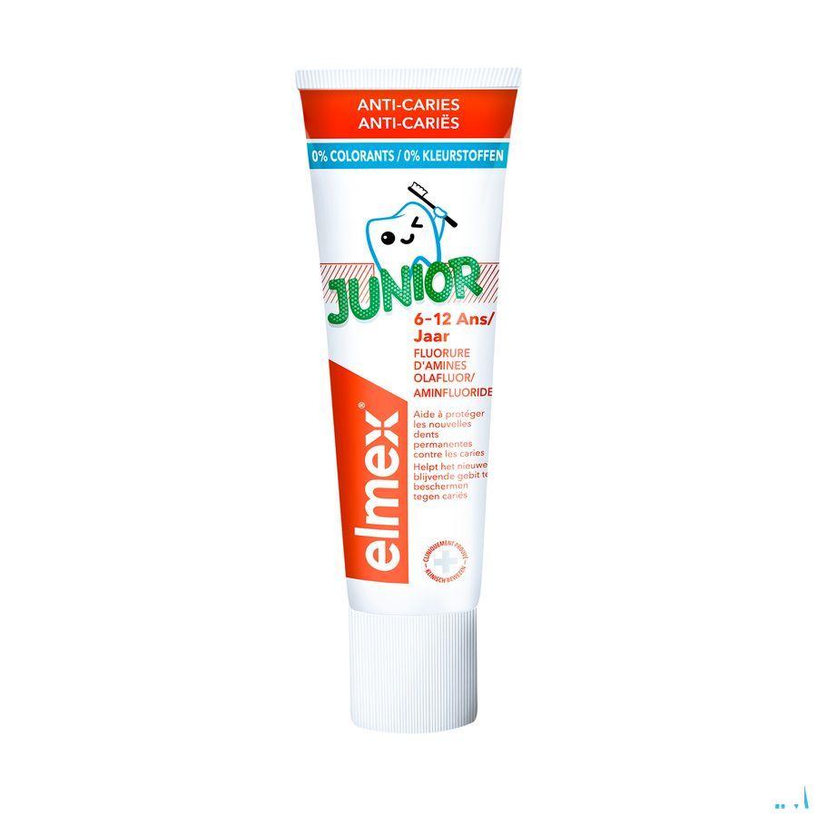 Elmex A/Caries Junior Tandpasta 6-12J Tube 2 x 75 ml