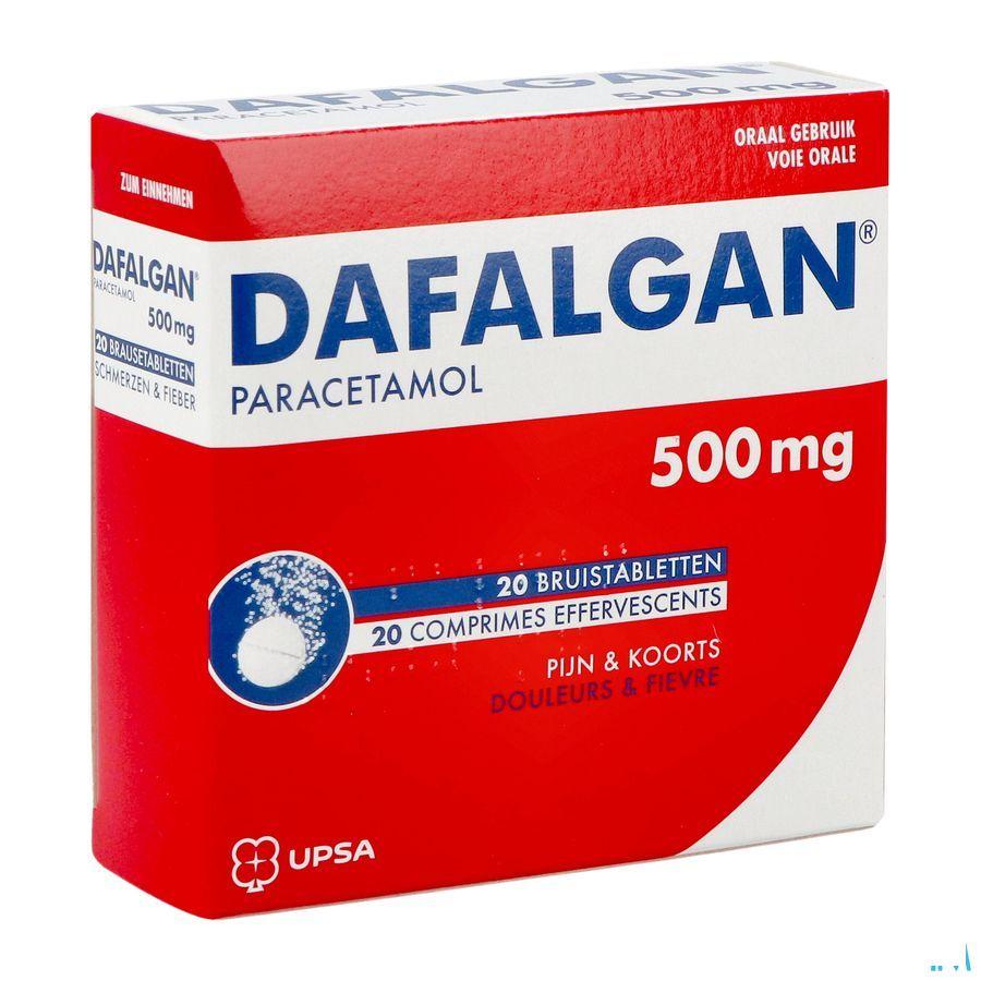 Dafalgan Bruis 500 mg Tabletten 20