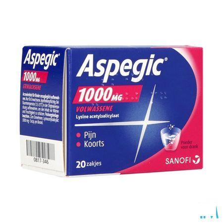 Aspegic 1000 Pulv 20x1000 mg Ad