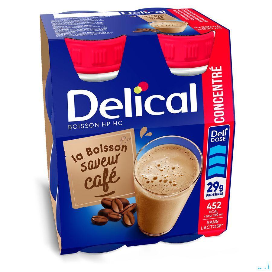 Delical Geconcentr. Koffie 4x200 ml  -  Bs Nutrition