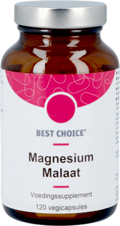 Best Choice Magnesiummalaat 500 V-Capsule 120 Nl