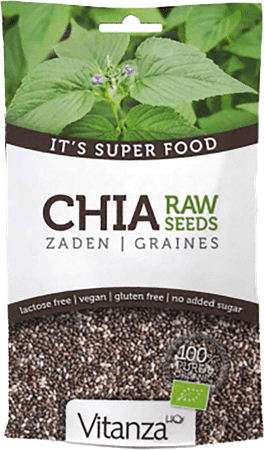 Vitanza Hq Superfood Chia Raw Seeds Bio 200 gr  -  Yvb