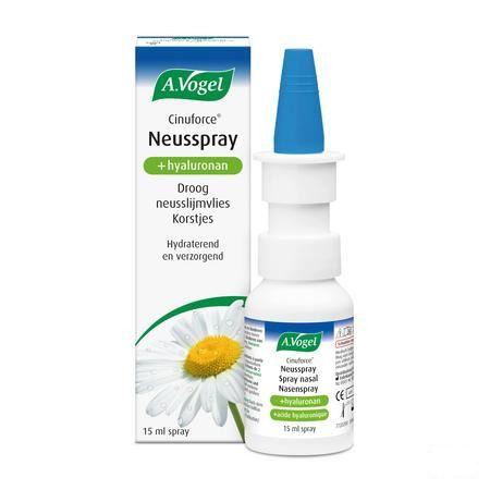 Vogel Cinuforce Neusspray Droog Slijmvlies 15 ml  -  A.vogel