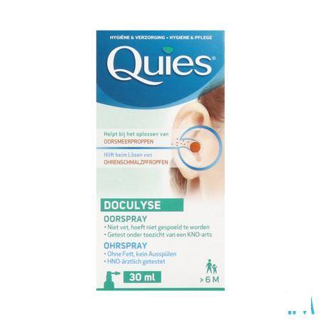 Quies Doculyse Tegen Proppen Oorsmeer Spray 30 ml  -  Quies