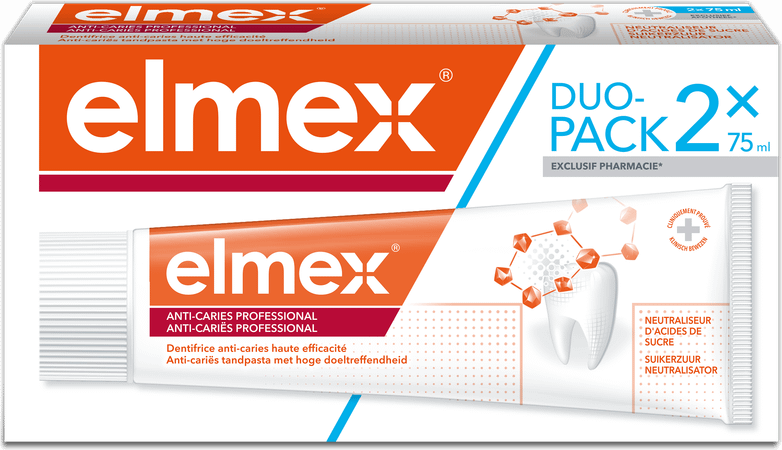 Elmex A/Caries Professional Dentifrice 2X75 ml