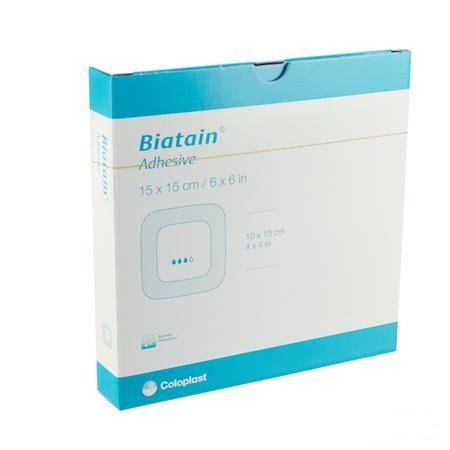 Biatain Schuimverband Adh 15,0X15,0Cm 5 33421  -  Coloplast