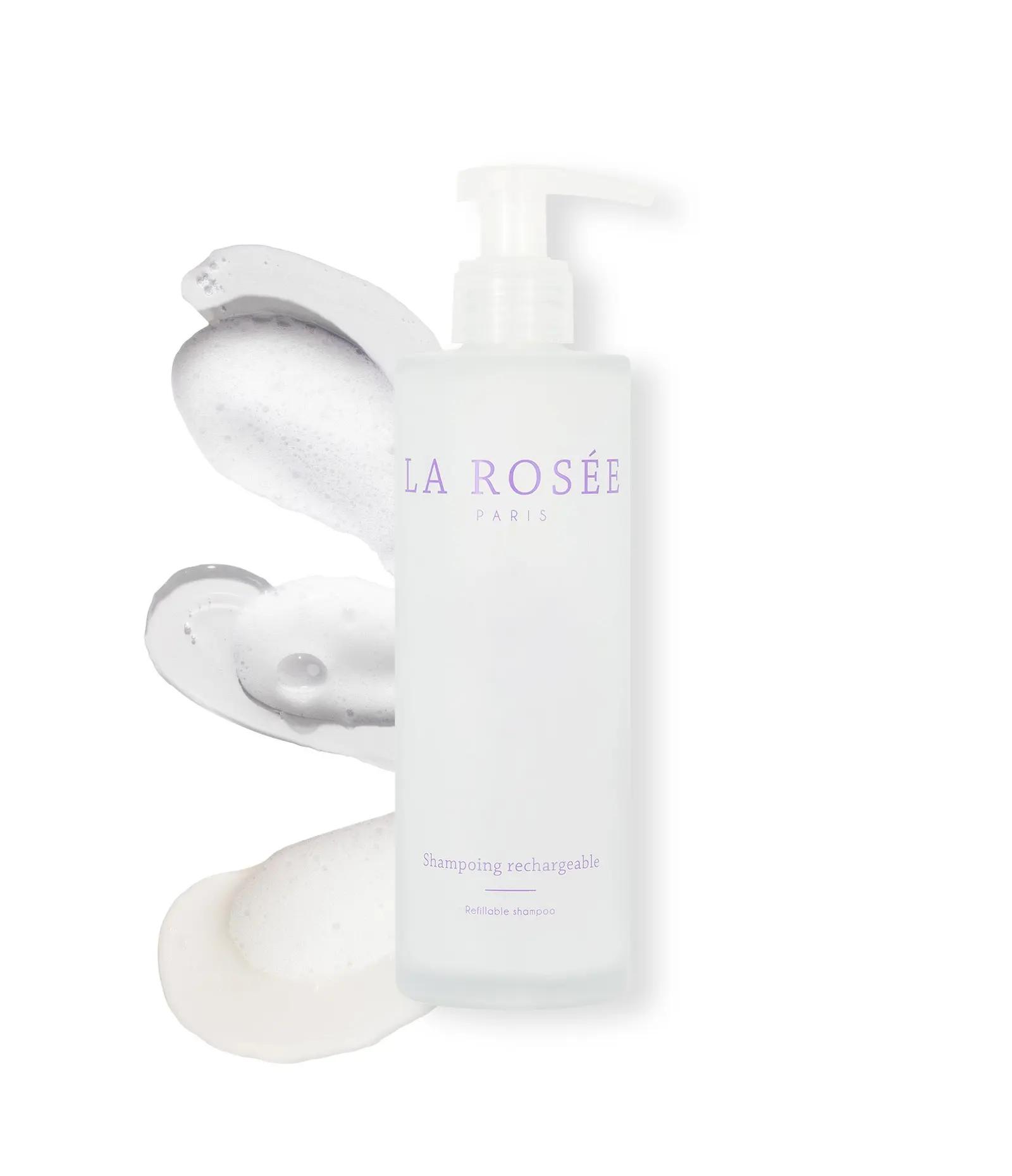 La Rosee Shampooing Verre Flacon Pompe Vide 200 ml
