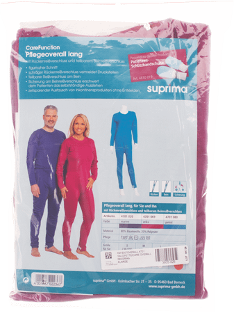 Suprima 4701 Salopette Ferm. Dos+Jambe Erika Xl  -  Bota