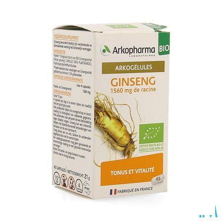 Arkogelules Ginseng Bio Caps 45  -  Arkopharma