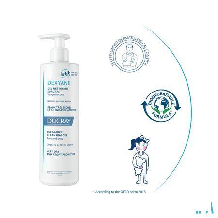 Ducray Dexyane Reinigende Gel Overvet 400 ml