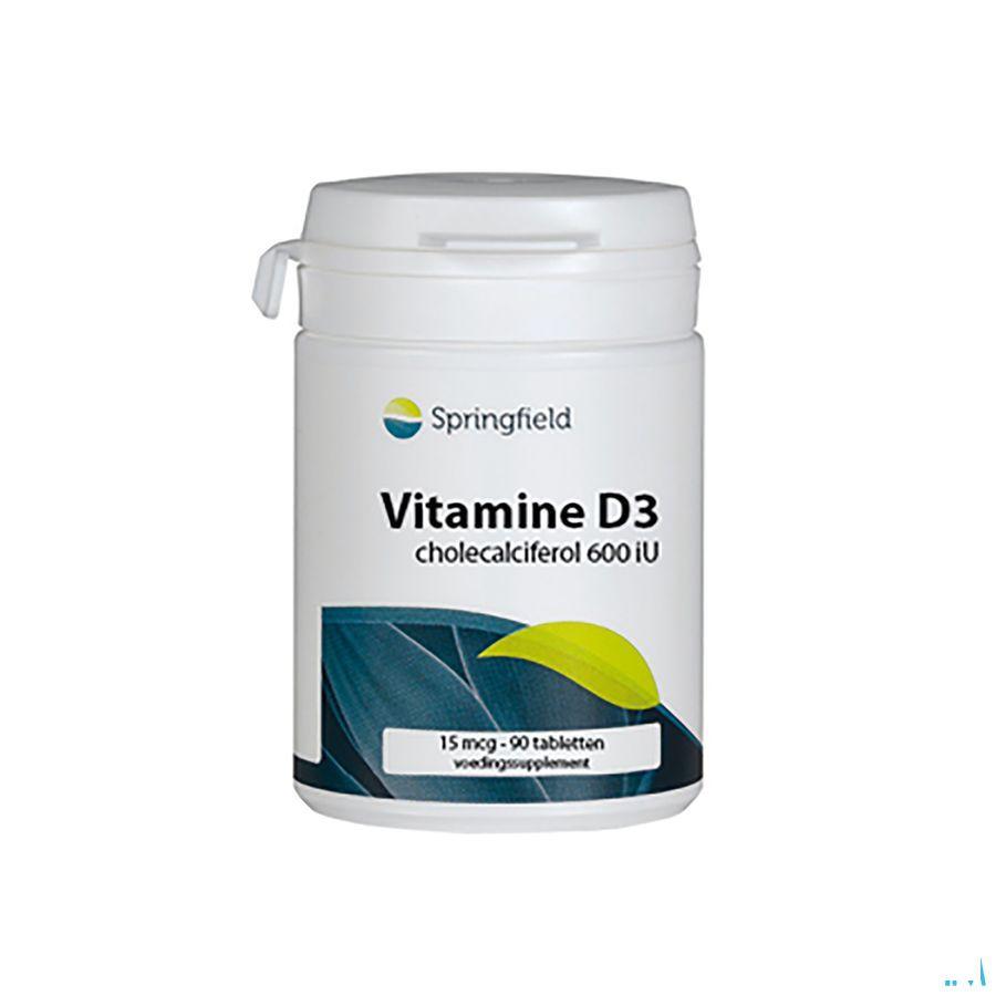 Vitamine D3 Springfield Tabletten 90  -  Springfield Nutraceuticals