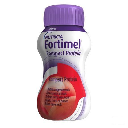 Fortimel Compact Protein Rode Vruchten 4x125 ml  -  Nutricia