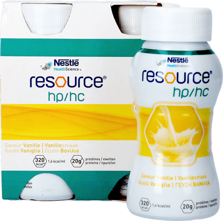 Resource Hp Hc Vanille Fles 4x200 ml  -  Nestle