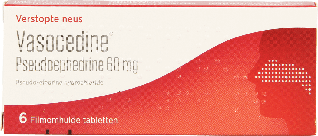 Vasocedine Pseudoefedrine Tabletten 6