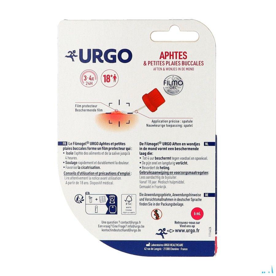 Urgo Aften Mondwondjes Fruitsmaak Filmogel 6 ml  -  Urgo Healthcare