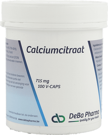 Calciumcitraat V-Capsule 100  -  Deba Pharma