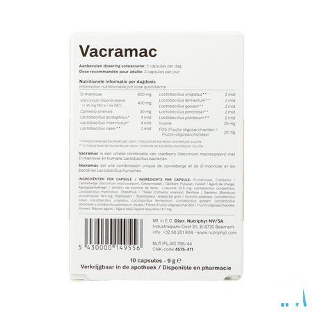 Vacramac 10 Caps 10 Nutriphyt