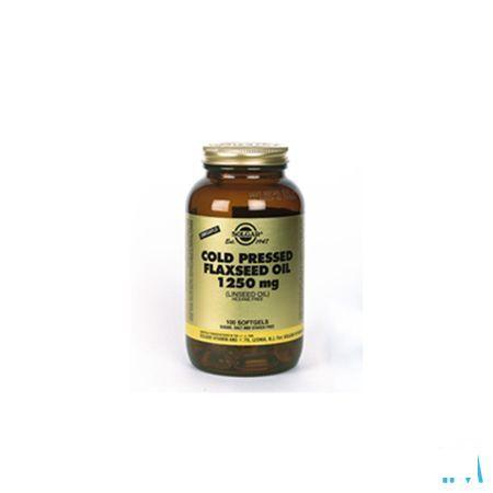 Solgar Flaxseed Oil (huile Lin) Softgel 100x1250 mg  -  Solgar Vitamins