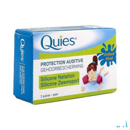 Quies Protection Auditive Natation Enf Sil.3paires  -  Quies