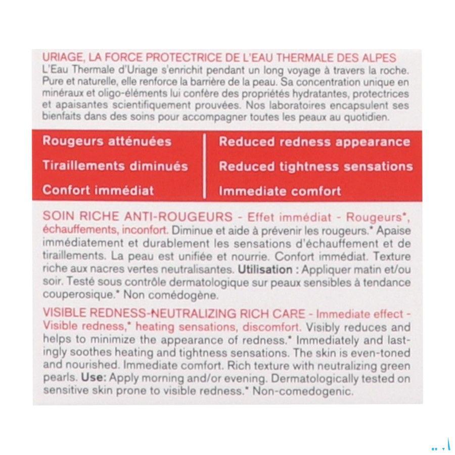 Uriage Roseliane Creme Riche Anti rougeurs Pot 50 ml