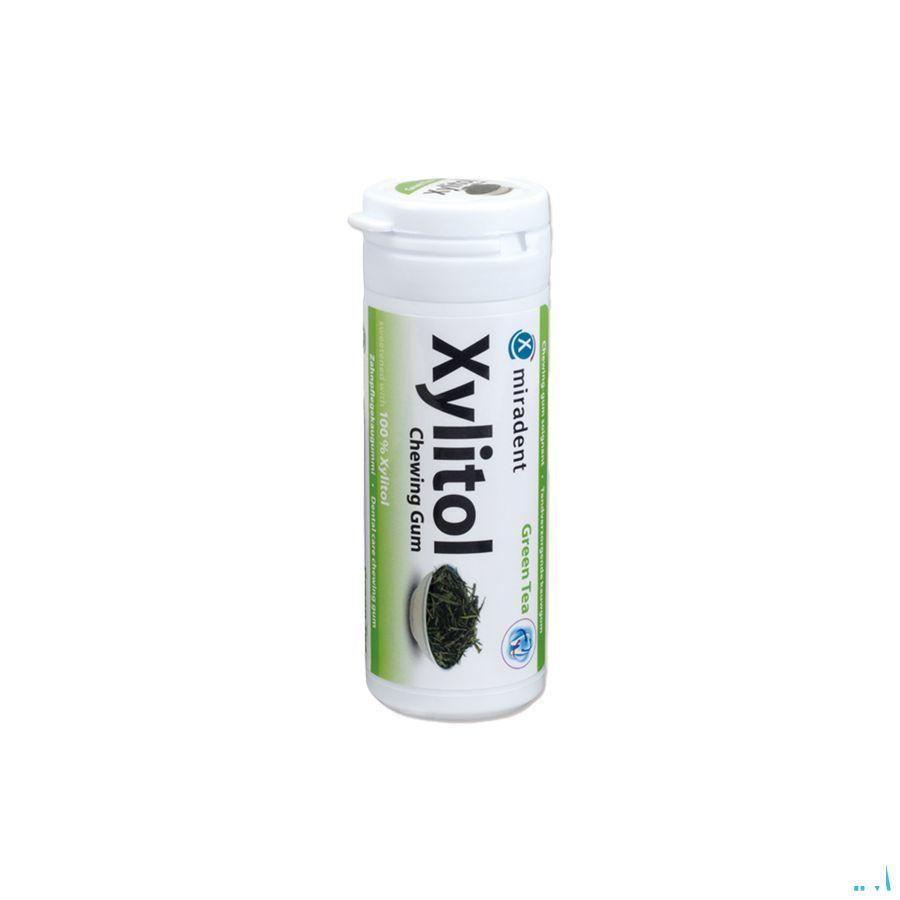 Miradent Kauwgom Xylitol Groene Munt Zs 30  -  Eureka Pharma