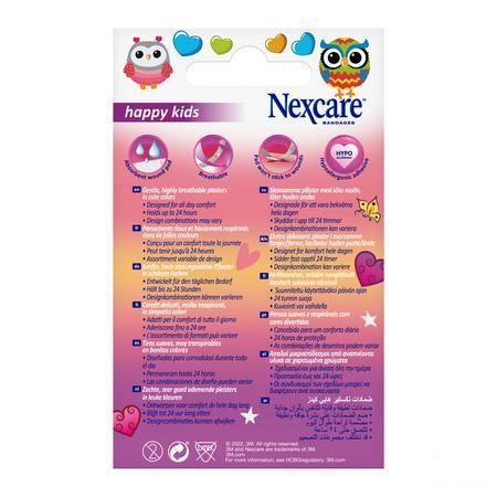Nexcare Happy Kids Girls 20  -  3M