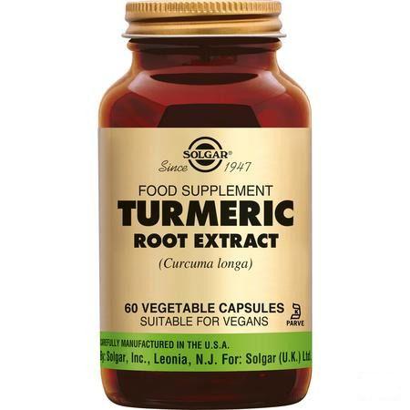Turmeric Root Extract (curcuma) V-Capsule 60  -  Solgar Vitamins