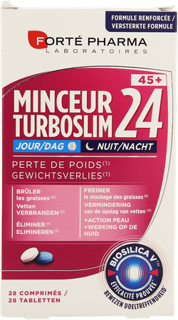 Turboslim 24 Dag/nacht 45 + Tabletten 1x28  -  Forte Pharma