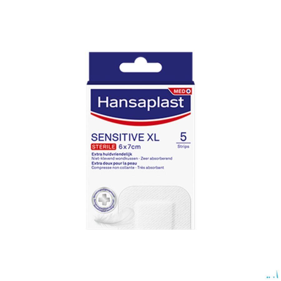 Hansaplast Sensitive Xl 6cmx7cm Strips 5  -  Beiersdorf