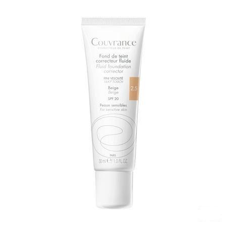 Avene Couvrance Fdt Correct. Fluide 2,5 Beige 30 ml  -  Avene