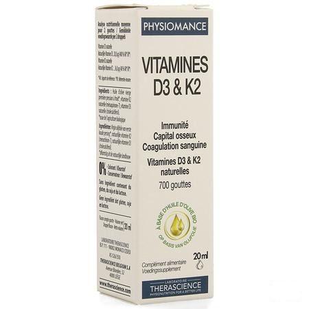 D3 K2 Flacon 20 Ml Physiomance PHY309  -  Therascience