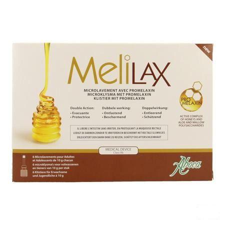 Melilax Microklysma 6x10 gr  -  Aboca