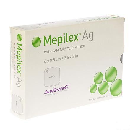 Mepilex Ag Verband Steriel 6,0x 8,5cm 5 287021  -  Molnlycke Healthcare