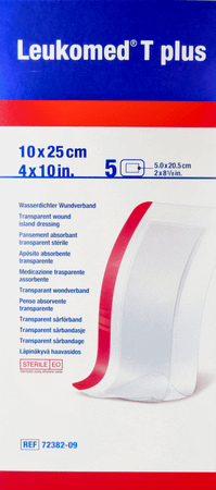 Leukomed T Plus Verband Ster 10,0cm x 25cm 5 7238209