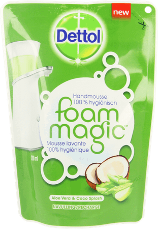 Dettol Foam Magic Aloe VerA-coco Splash Nav. 200 ml