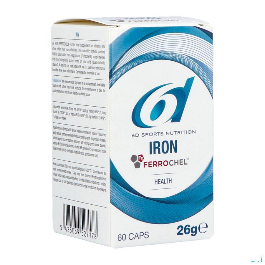 6D Iron Ferrochel Caps 60 Nf