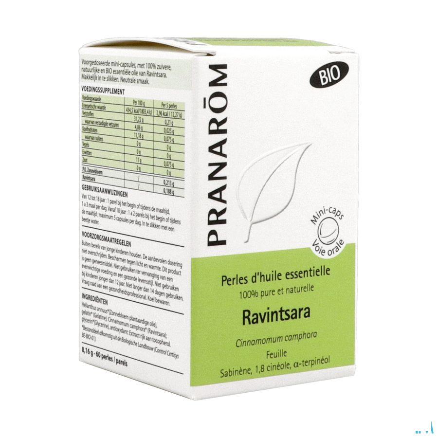 Aromaperles Ravintsara Capsule 60  -  Pranarom