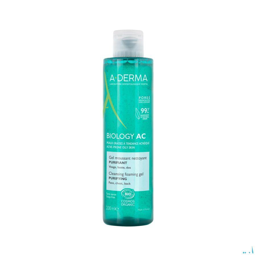 Aderma Biology Ac Zuiv. Schuim.Reinig.Gel 200 ml