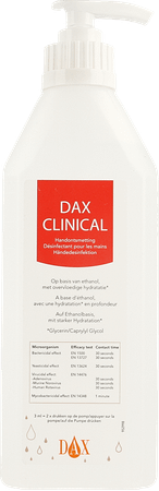 Dax Clinical Handontsmetting Pompfl 600 ml