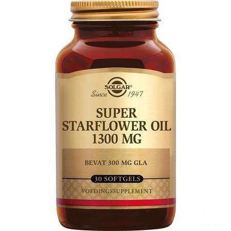 Super Starflower Oil 1300 mg (300 mg Gla) Softgel 30  -  Solgar Vitamins