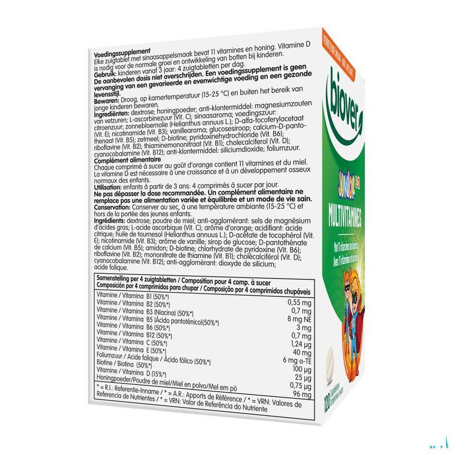 Biover Multivitamine Junior Comp 120
