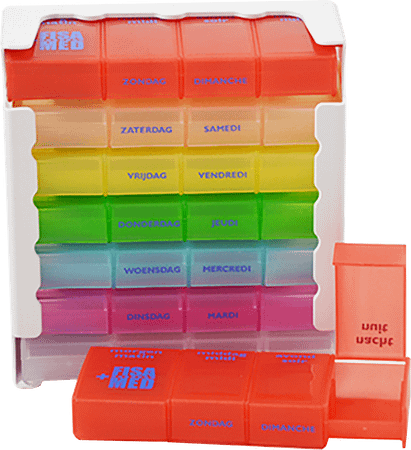 Fisamed Medi Organizer Color Xl Pillendoos Otc Sol