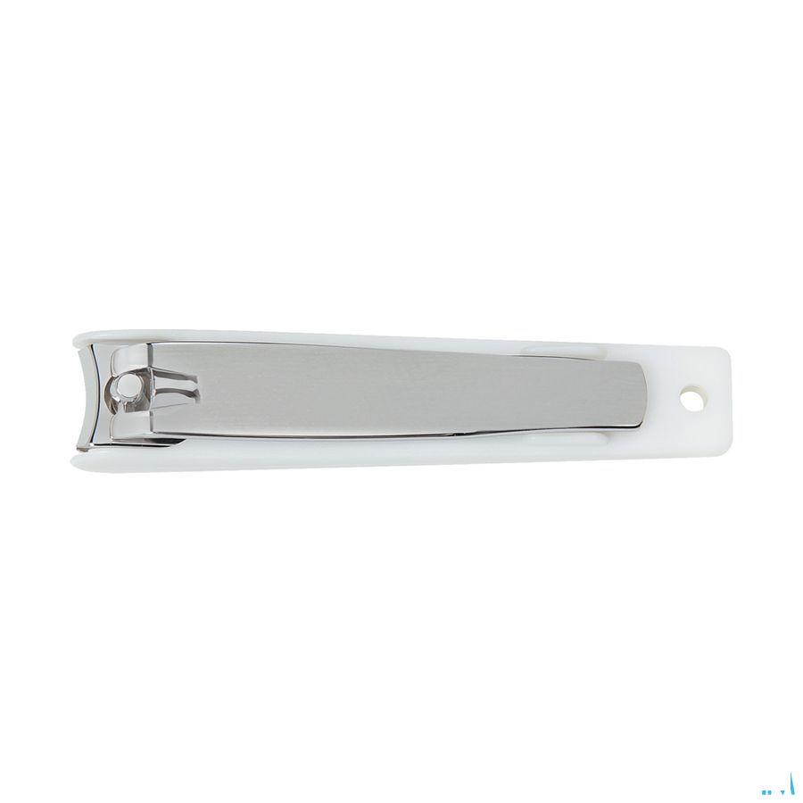Morser Teen Nagelknipper Inox Style Wit/zwart Met Hoes Nr 473  -  Eureka Pharma