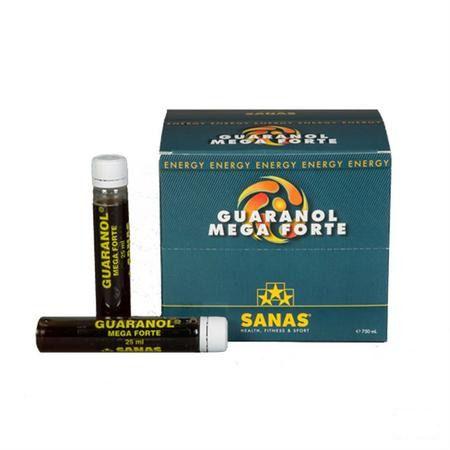 Sanas Guaranol Megafort Ampoule 30x25 ml 